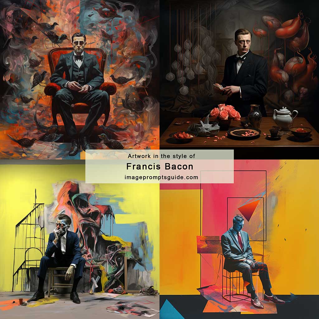 Artwork in the style of Francis Bacon