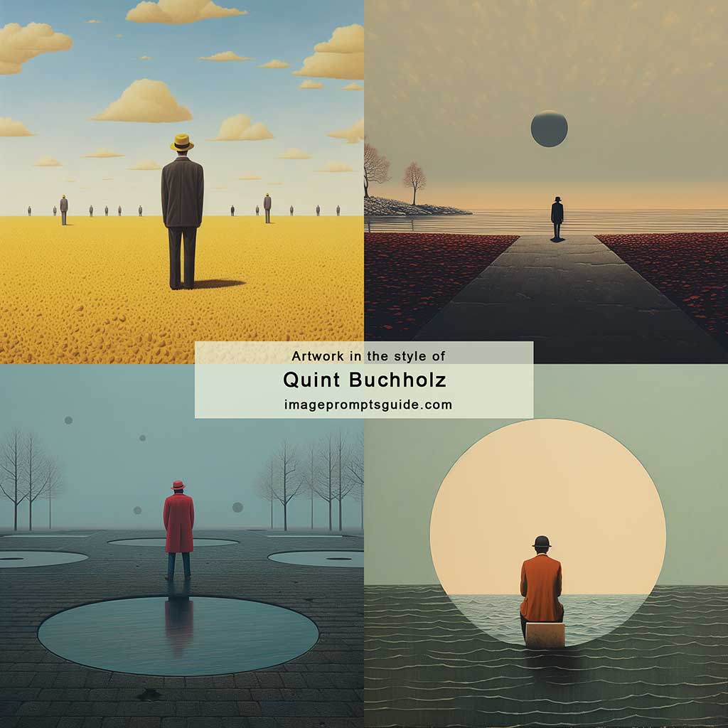 Artwork in the style of Quint Buchholz 