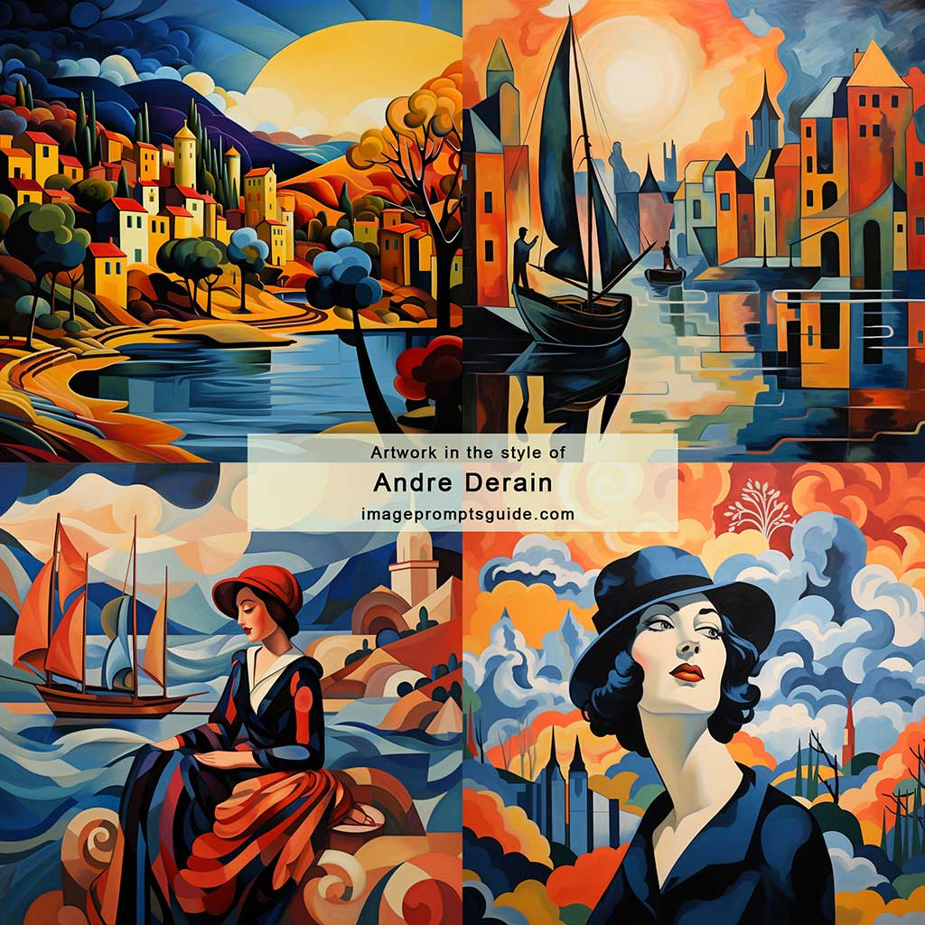 Artwork in the style of André Derain