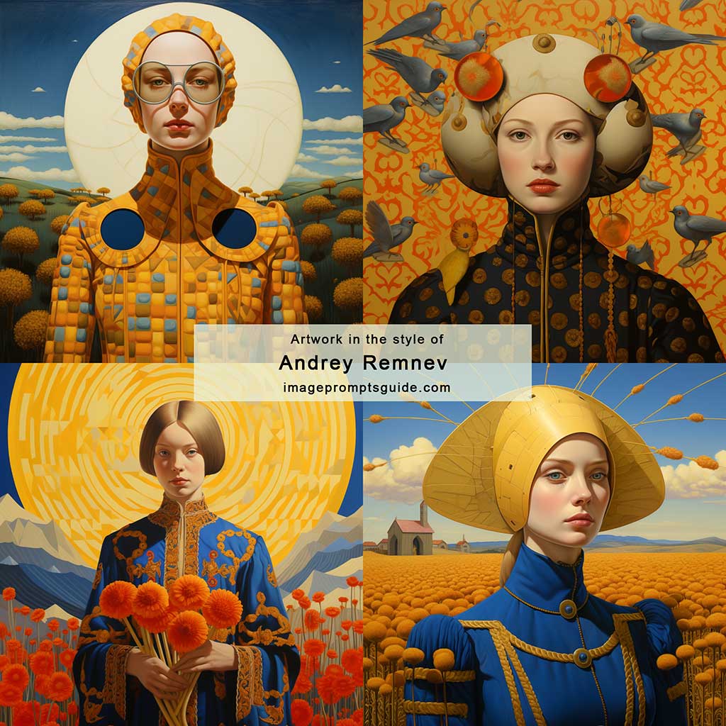 Artwork in the style of Andrey Remnev (Midjourney v5.2)