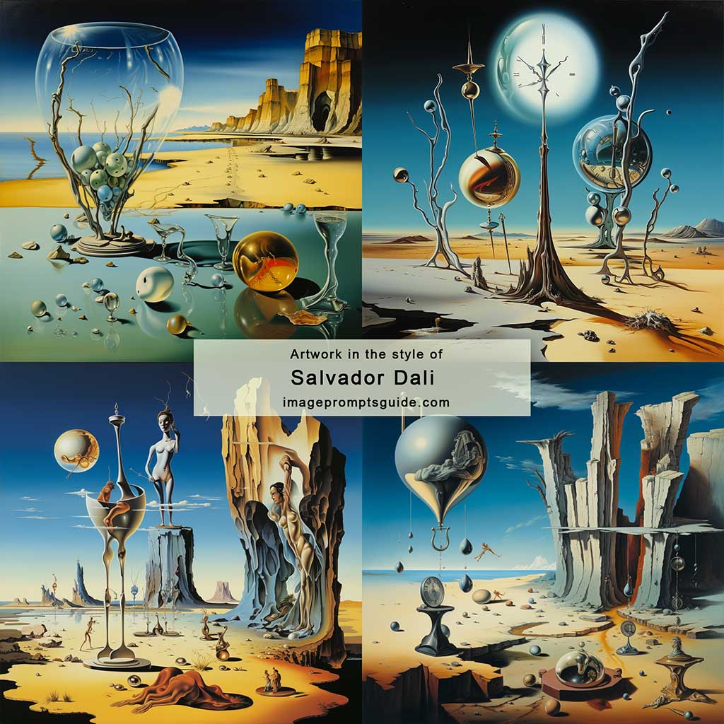 Artwork in the style of Salvador Dalí
