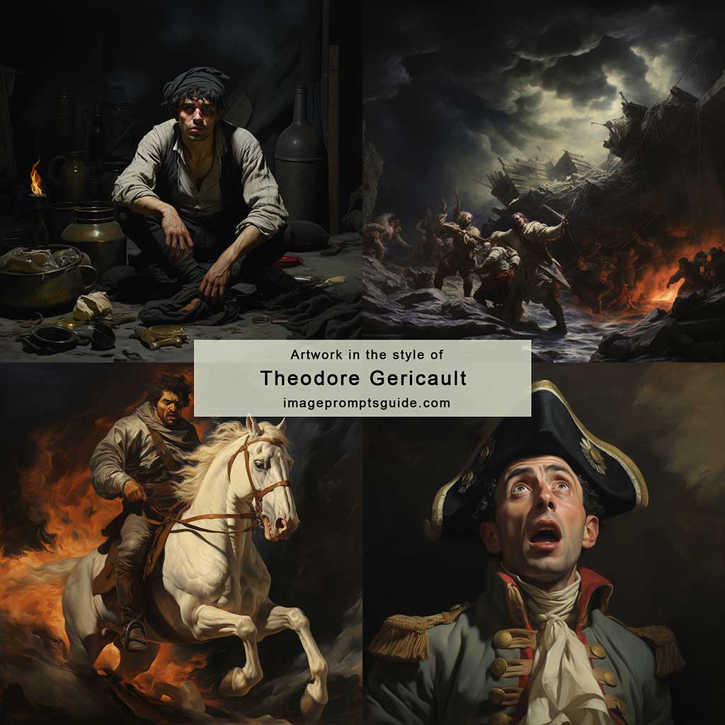Artwork in the style of Théodore Géricault (Midjourney V5.2)
