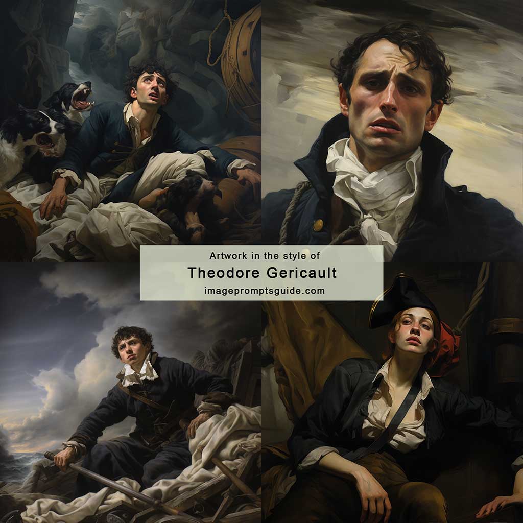 Artwork in the style of Théodore Géricault (Midjourney V5.2)
