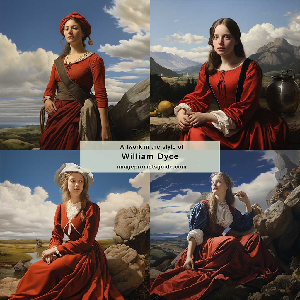 Artwork in the style of William Dyce