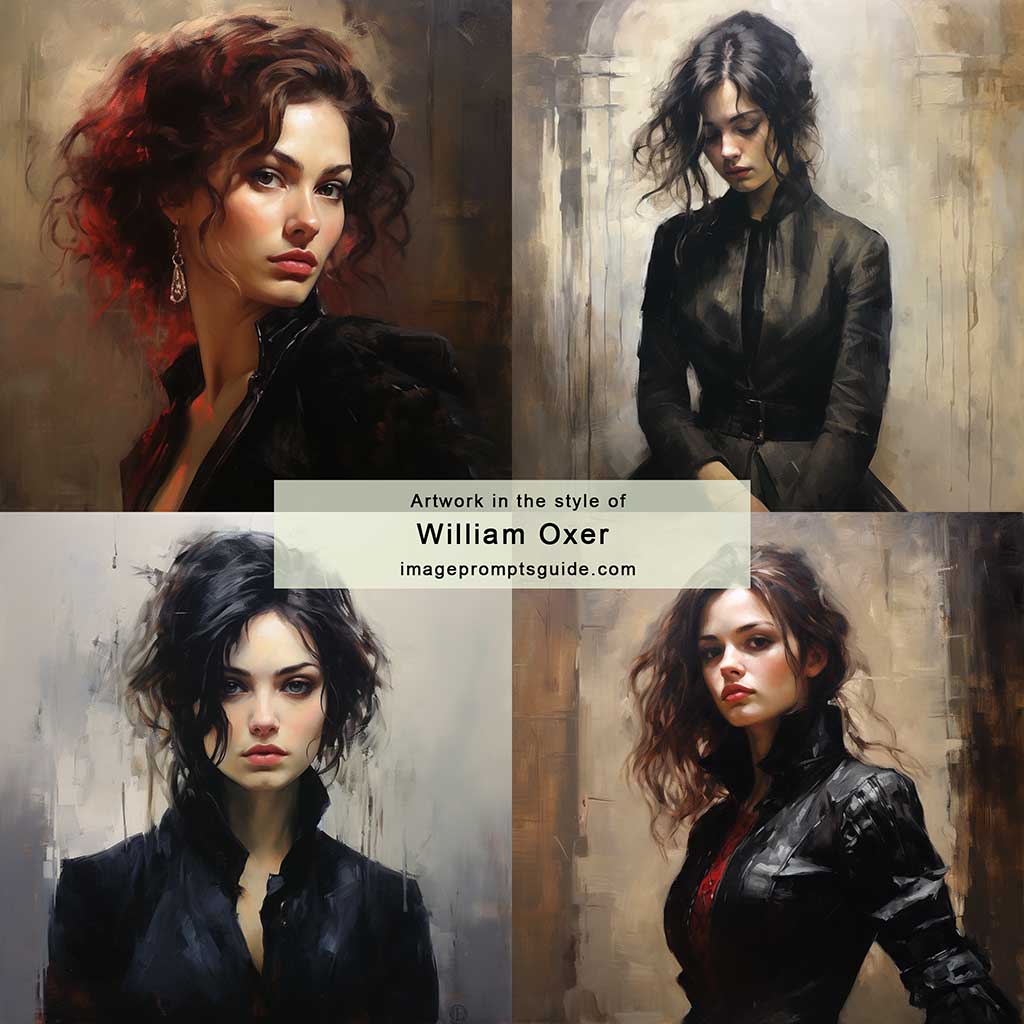 Artwork in the style of William Oxer (Midjourney v5.2)